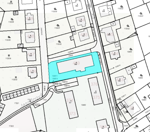 Dražba - ideální podíl 1905/72655 pozemku - ostatní plocha v k.ú. Slavičín, okres Zlín