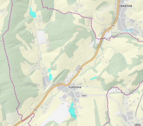 Dražba podíl 1/36 pozemků - trvalý travní porost v k.ú. Lutonina, okres Zlín