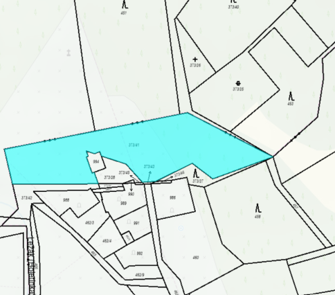 Dražba podíl 3/32 pozemku - ostatní plocha v k.ú. Louka u Vrbatova Kostelce, okres Chrudim